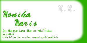 monika maris business card
